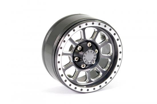 Fastrax Aluminium Beadlock Ten 1.9 Wheels - Titanium Colour (4)