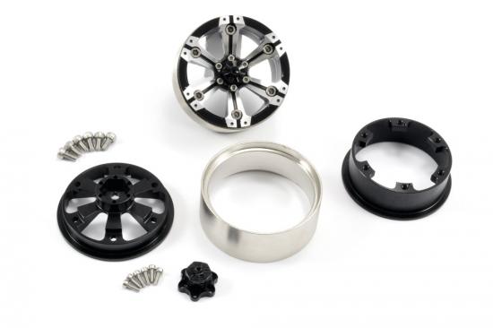 Fastrax 1.9 Heavy Duty 6 Spoke Alloy Beadlock Wheels (2)