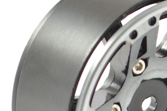 Fastrax 1.9 Heavyweight Split 6-Spoke Alloy Beadlock Wheels (4)