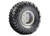 Fastrax Granite Scale 2.2 Wheels with Tyres - 140mm OD - Grey (2)