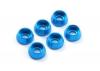 Fastrax M3 Cap Washer Blue (6)