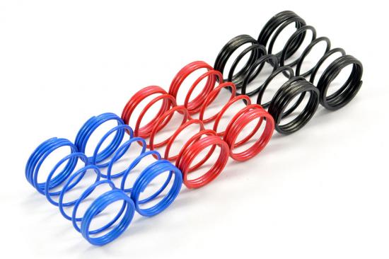 Fastrax 1:10 55mm Spring Set Soft/Blue - Med/Red - Hard/Black