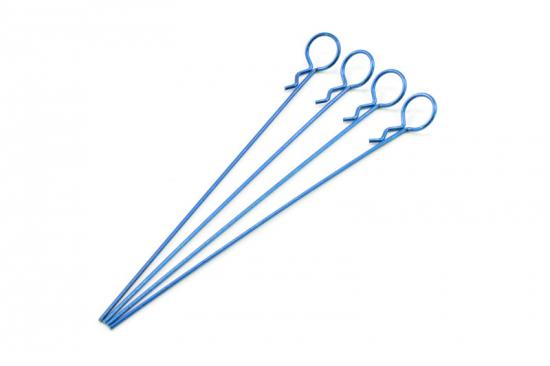 Fastrax Small Metallic Blue Long Body Pin