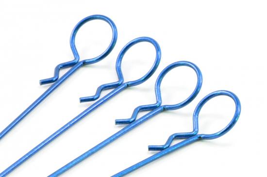 Fastrax Small Metallic Blue Long Body Pin