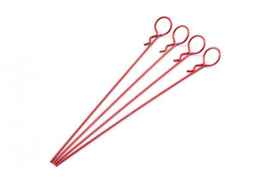 Fastrax Small Metallic Red Long Body Pin