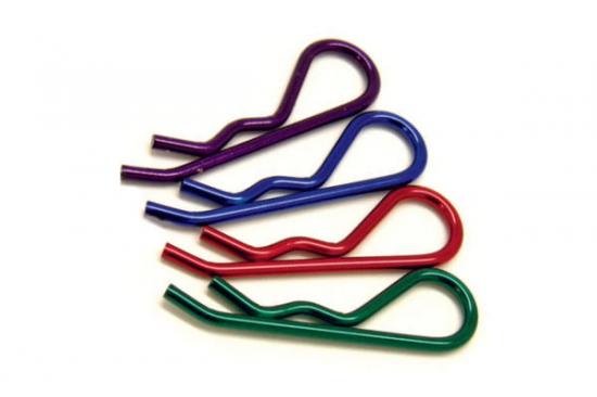 Fastrax 1:8 / 1:5 Transponder Body Clips - Fluorescent Green (6)
