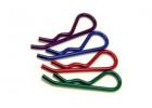 Fastrax 1:8 / 1:5 Transponder Body Clips - Metallic Blue (6)