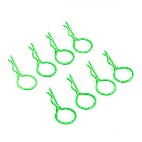 Fastrax Large Body Clips (8) - Bright Green