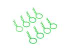 Fastrax Large Body Clips (8) - Bright Green