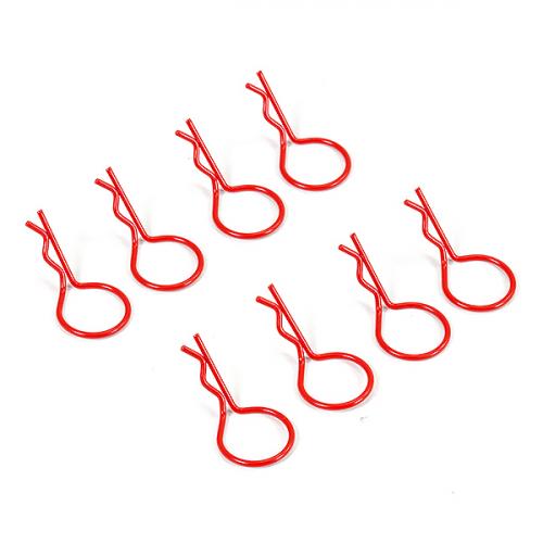 Fastrax Large Body Clips (8) - Bright Orange