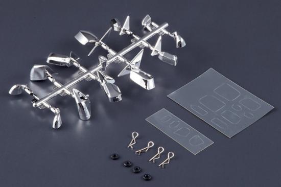 Fastrax Chrome Wing Mirror Set - 6 Types