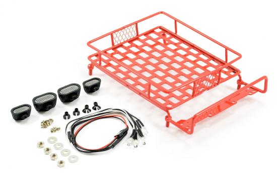Fastrax Aluminium Luggage Rack W/LED Lamps L165mm X W112mm