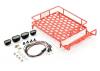Fastrax Aluminium Luggage Rack W/LED Lamps L165mm X W112mm