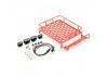 Fastrax Aluminium Luggage Rack W/LED Lamps L165mm X W112mm