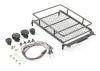 Fastrax Aluminium Luggage Rack W/LED Lamps L130mm X W110mm