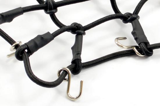 Fastrax Luggage Net W/Hooks L130mm X W110mm (Unstretched)