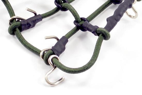 Fastrax Luggage Net W/Hooks L130mm X W110mm (Unstretched)