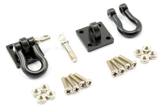 Fastrax Metal Bumper Shackles + Mounting Bracket 2Pcs