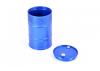 Fastrax Aluminium Anodised Oil Drum W/Removable Lid - Blue
