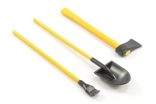 Fastrax 3 Piece Painted Hand Tools Shovel/Axe/Pry Bar