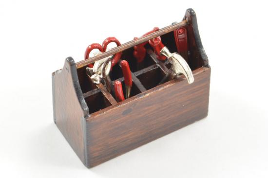 Fastrax Scale Wood Tool Box W/Cast Metal Tools