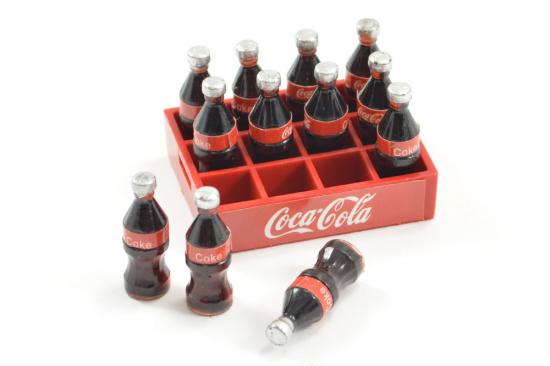 Fastrax Scale Soft Drink Crate W/Bottles