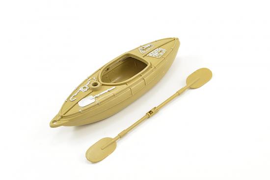 Fastrax 1:18 Scale Moulded Kayak + Oars 15Cm X 4.2Cm