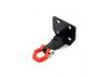 Fastrax Deluxe Aluminium Bumper Mount Plate + Shackle Red