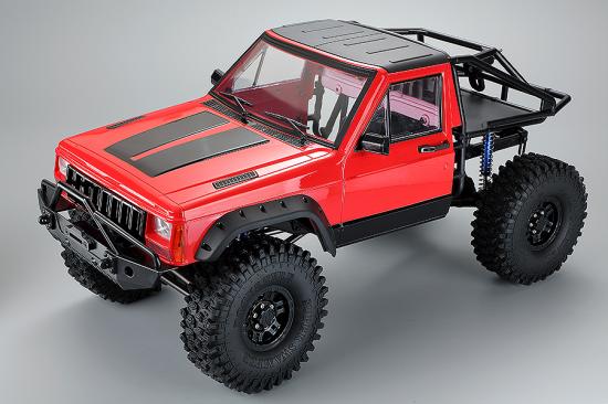 Fastrax 1:10 Rockee Pick Up + Rear Cage Hard Body - 313-324mm WB - Red