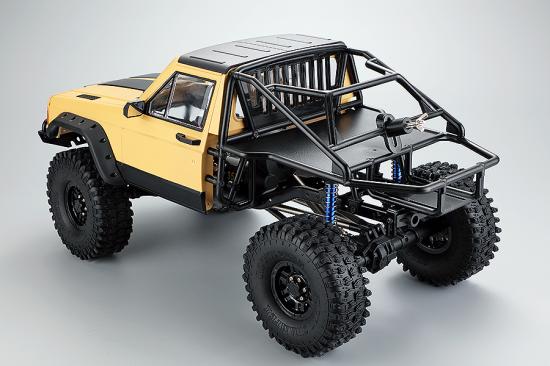 Fastrax 1:10 Rockee Pick Up + Rear Cage Hard Body - 313-324mm WB - Yellow
