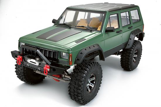 Fastrax 1:10 Rockee Fullcab + Interior Hard Scale Body - 313mm WB - Green
