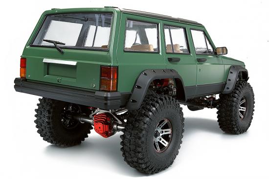 Fastrax 1:10 Rockee Fullcab + Interior Hard Scale Body - 313mm WB - Green