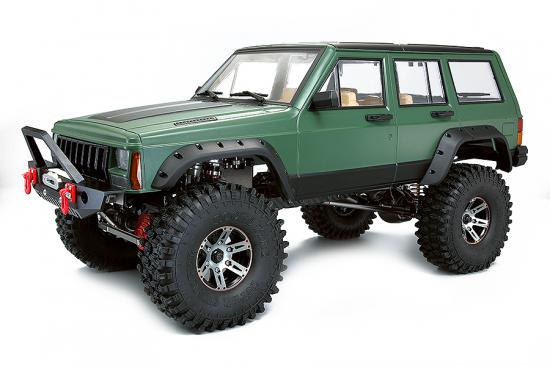 Fastrax 1:10 Rockee Fullcab + Interior Hard Scale Body - 313mm WB - Green