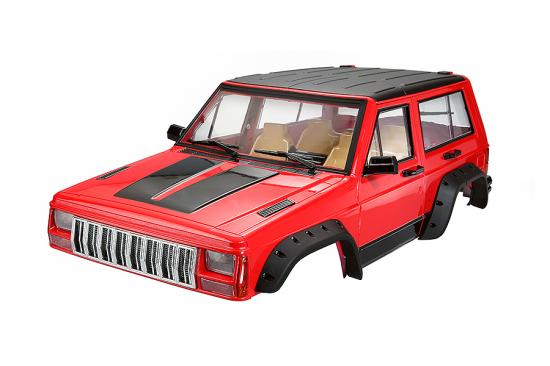 Fastrax 1:10 Rockee Fullcab + Interior Hard Scale Body - 313mm WB - Red