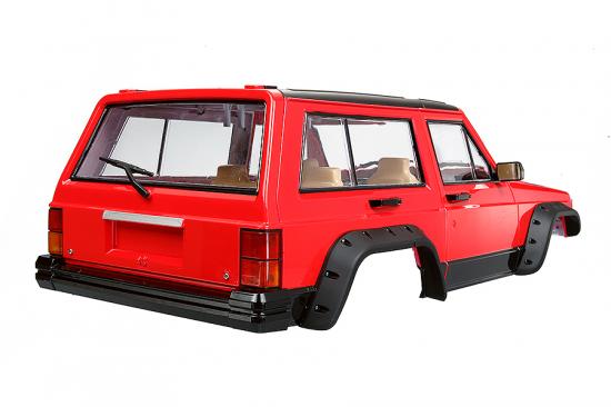 Fastrax 1:10 Rockee Fullcab + Interior Hard Scale Body - 313mm WB - Red