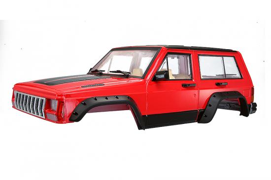 Fastrax 1:10 Rockee Fullcab + Interior Hard Scale Body - 313mm WB - Red