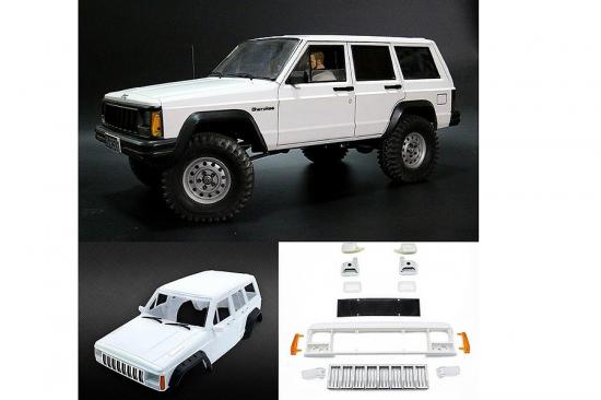 Fastrax 1:10 Rockee Fullcab + Interior Hard Scale Body - 313mm WB - White
