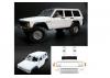 Fastrax 1:10 Rockee Fullcab + Interior Hard Scale Body - 313mm WB - White