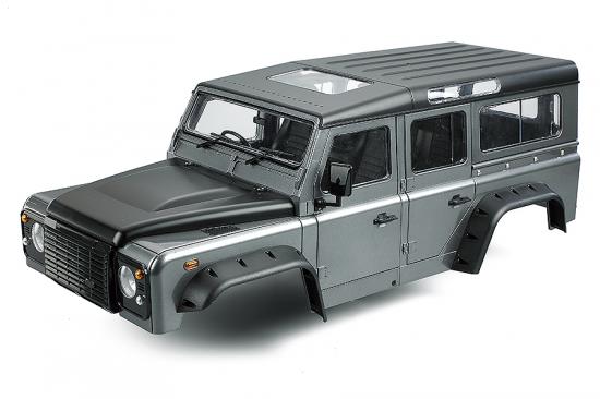 Fastrax 1:10 Ranger XL Land Rover Style Hard Body + Interior Set - 313mm WB - Grey