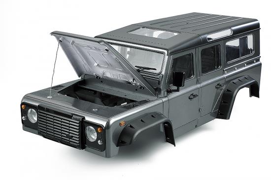 Fastrax 1:10 Ranger XL Land Rover Style Hard Body + Interior Set - 313mm WB - Grey