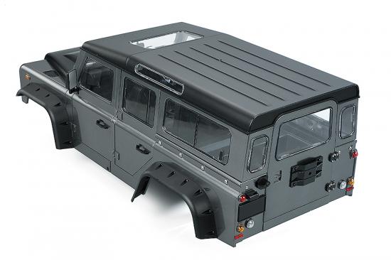 Fastrax 1:10 Ranger XL Land Rover Style Hard Body + Interior Set - 313mm WB - Grey