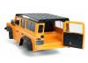 Fastrax 1:10 Ranger XL Land Rover Style Hard Body + Interior Set - 313mm WB - Orange