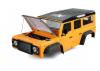Fastrax 1:10 Ranger XL Land Rover Style Hard Body + Interior Set - 313mm WB - Orange