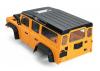 Fastrax 1:10 Ranger XL Land Rover Style Hard Body + Interior Set - 313mm WB - Orange