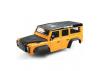 Fastrax 1:10 Ranger XL Land Rover Style Hard Body + Interior Set - 313mm WB - Orange