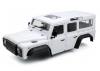 Fastrax 1:10 Ranger XL Land Rover Style Hard Body + Interior Set - 313mm WB - White