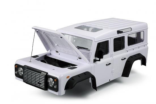 Fastrax 1:10 Ranger XL Land Rover Style Hard Body + Interior Set - 313mm WB - White