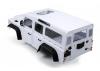 Fastrax 1:10 Ranger XL Land Rover Style Hard Body + Interior Set - 313mm WB - White