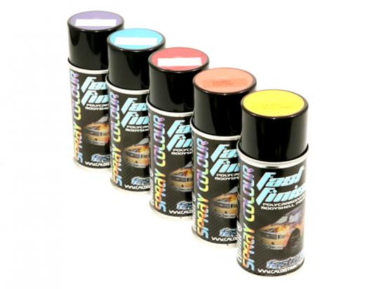 Fastrax Fast Finish Yellow Glow Spray Paint 150Ml