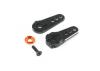 Fastrax 23T Black Aluminium 3-In-1 Servo Horn (Ko/Sanwa)